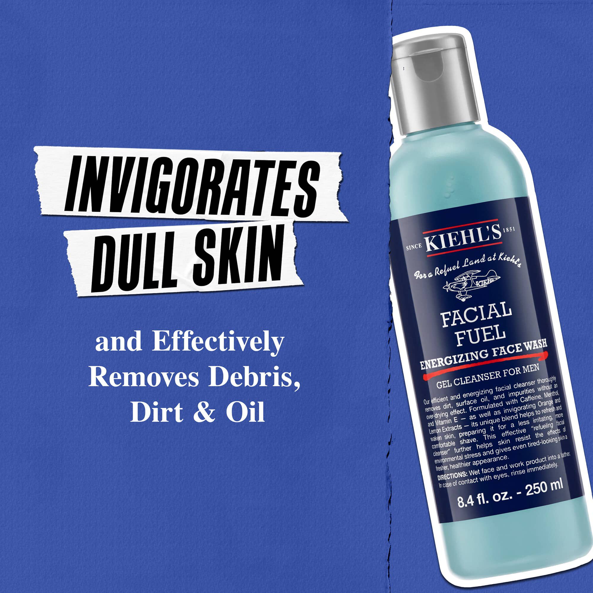Facial Fuel Energizing Face Wash, Destroy Oil and Impurities -Kiehl's